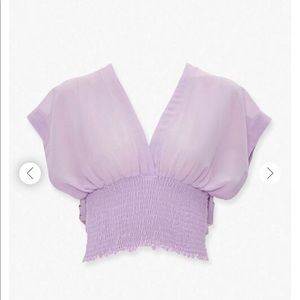 Lavender surprise top